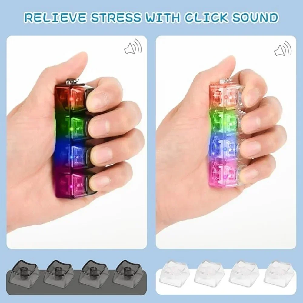 Office Tech And Gadgets - 1 шт. LED-брелок-антистресс в виде клавиши