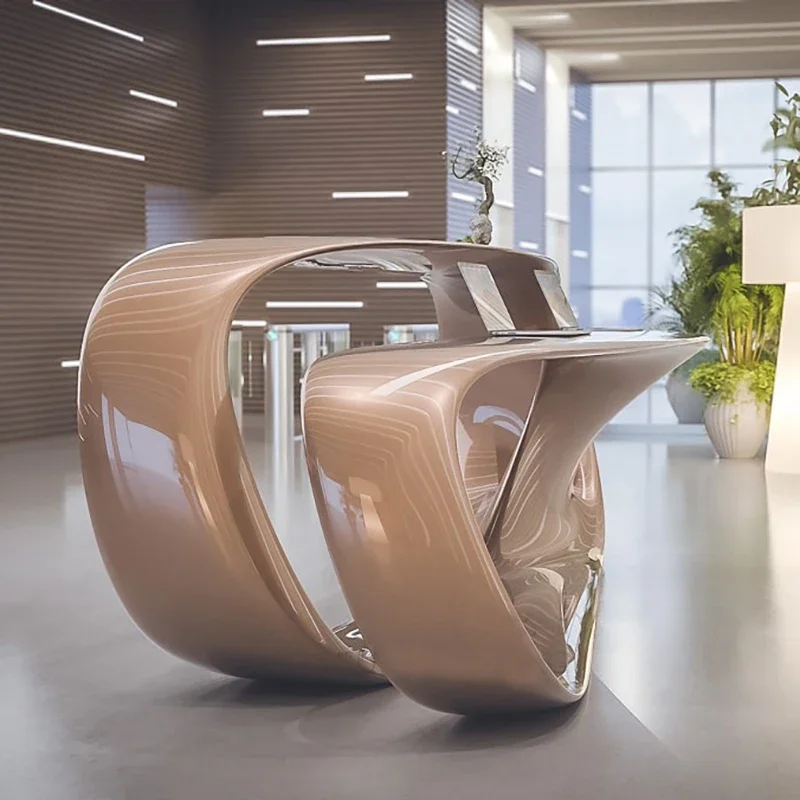Tech Office Reception - Креативная модная стойка ресепшн Tech-Sense из