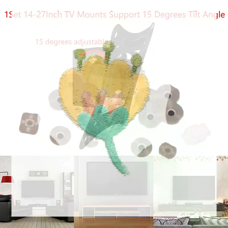 Flat Panel Mount Tilt - 1 комплект кронштейнов для телевизоров 14-27