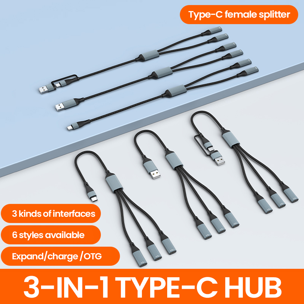 3 в 1 Концентратор типа C USB- – обзор и цена Cable Lock Laptop