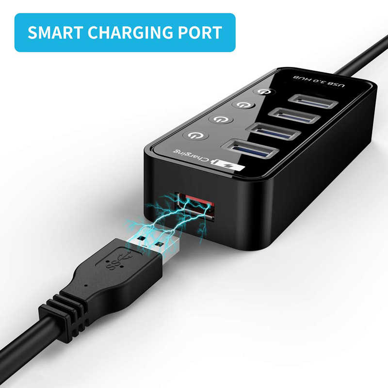 USB-концентратор 3.0 4, 7-порт – обзор и цена Cable Lock Laptop