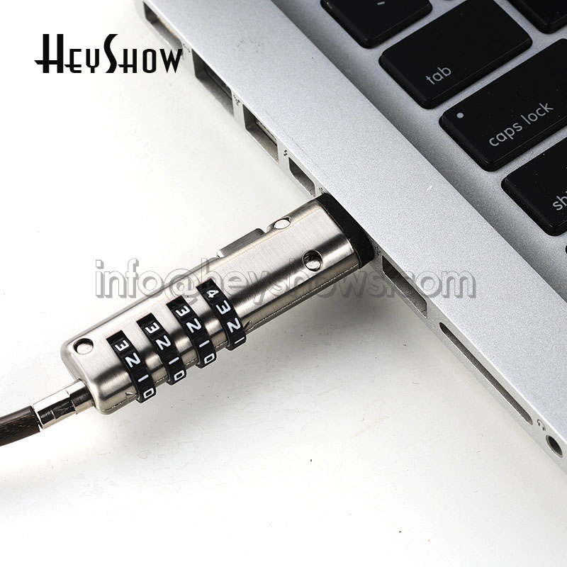 4-значный кодовый замок для US – обзор и цена Cable Lock Laptop