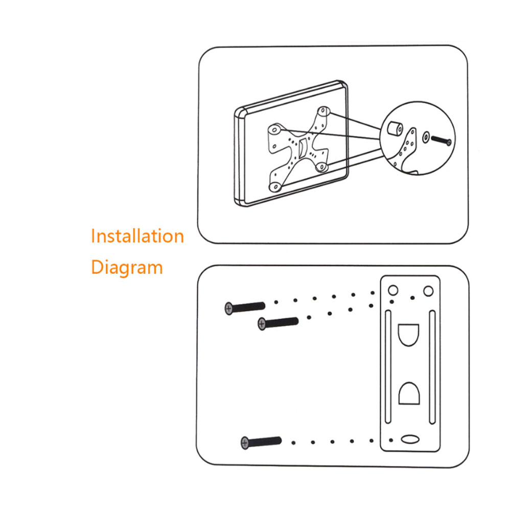Настенный кронштейн для телеви – обзор и цена Flat Panel Mount Tilt