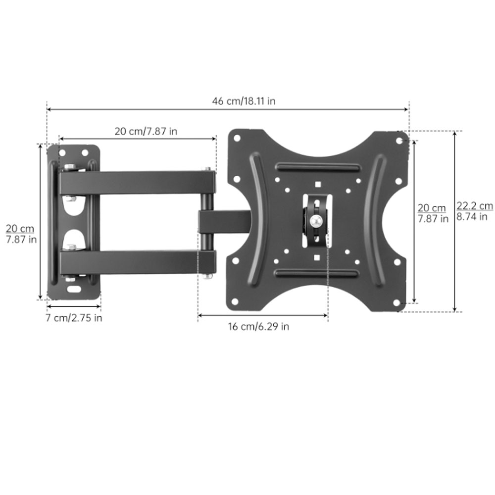 Настенный кронштейн для телеви – обзор и цена Flat Panel Mount Tilt
