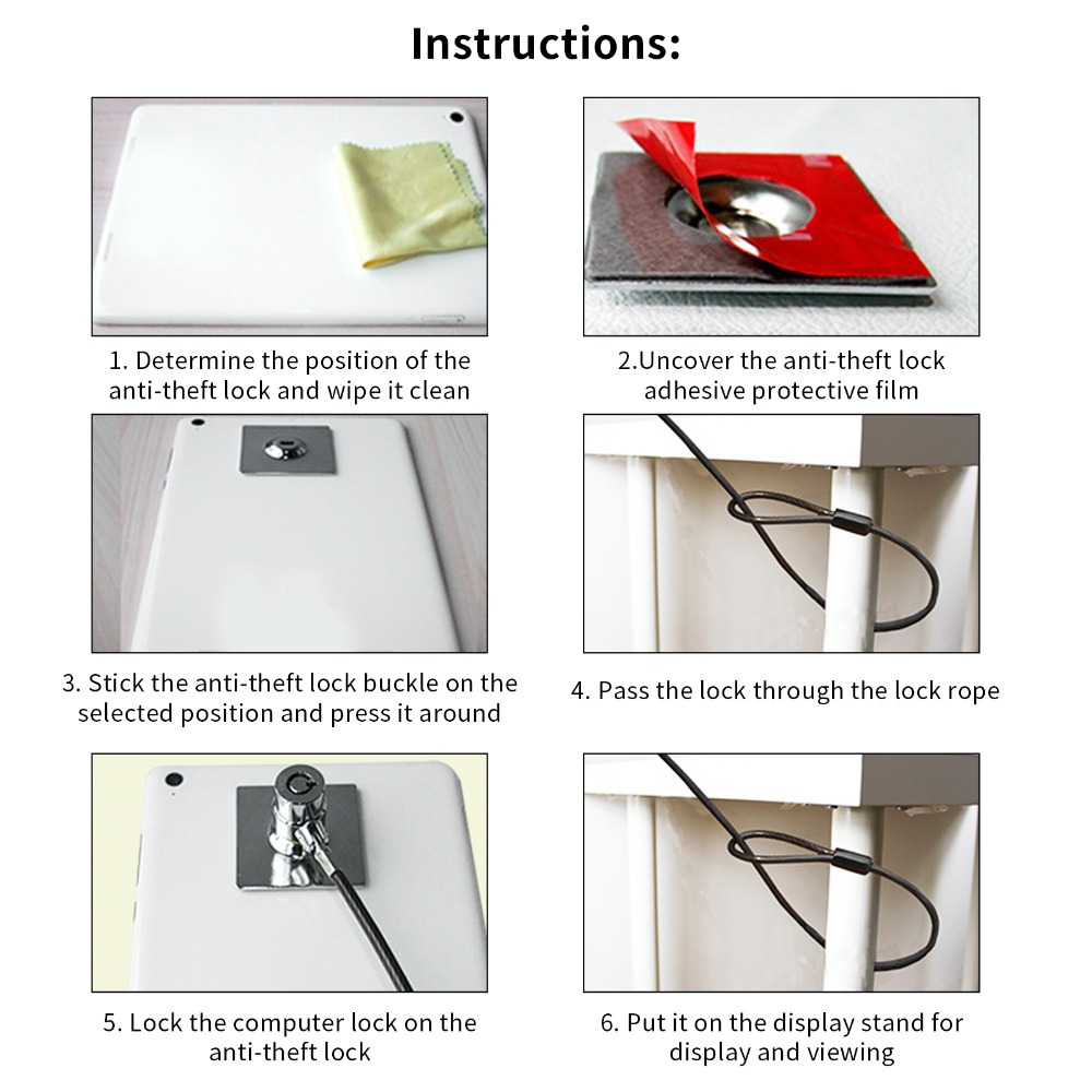 Замок для ноутбука с 3*7 отвер – обзор и цена Cable Lock Laptop